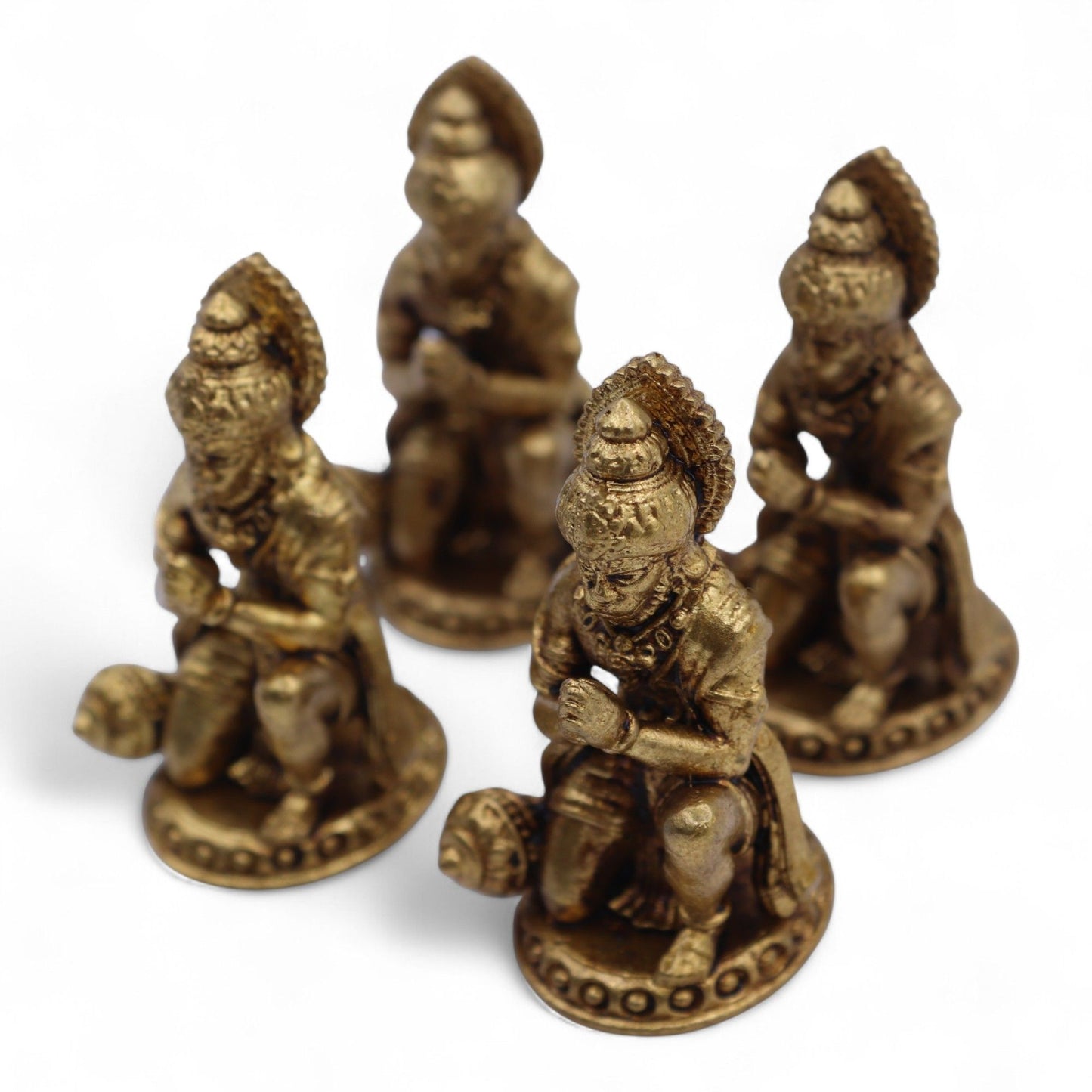 Brass Miniature Gods - Hanuman (30gms) - 36mm