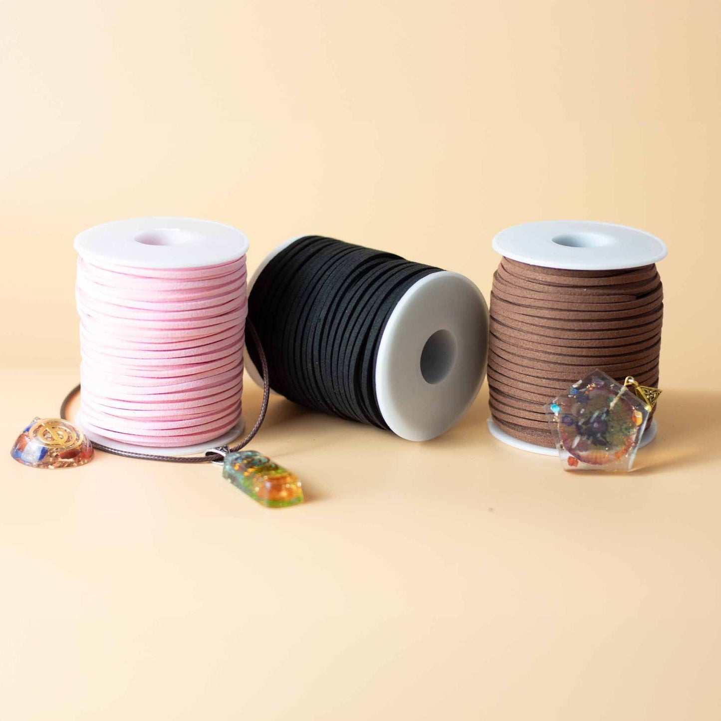 Bulk Roll Pendant Cord - 2.5mm x 45m - Dark Brown A010