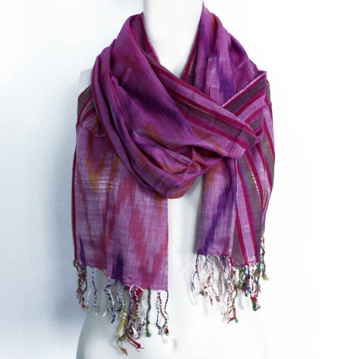 Indian Boho Scarves - 22x72in - Random Blues