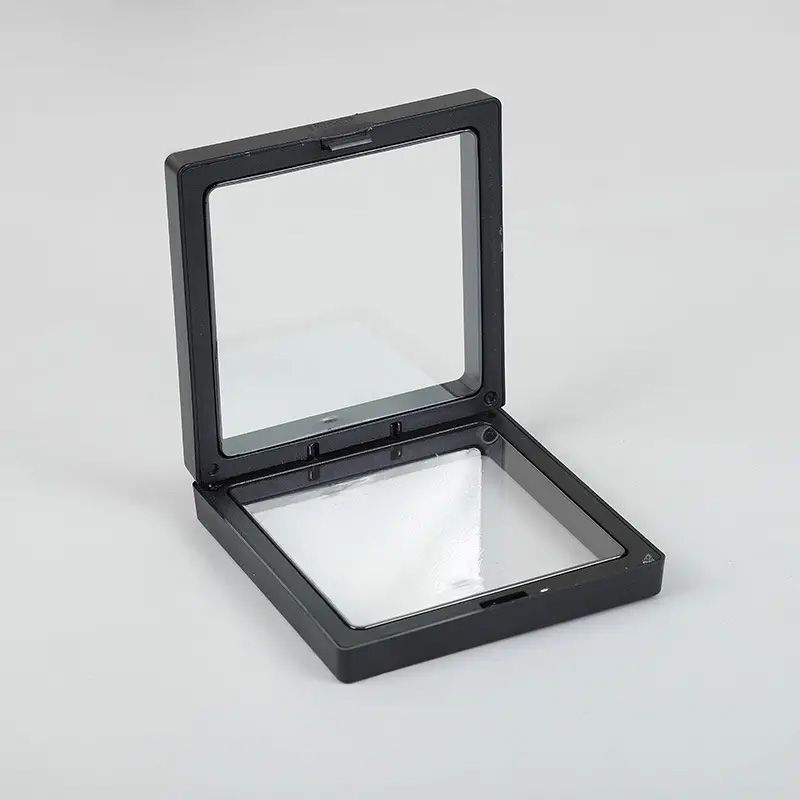 Large 3D Floating Frame Display 11x11cm - Black