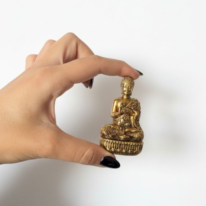 Brass Miniature Gods - Buddha (110gms) - 76mm