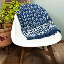 Handmade Indigo Throws