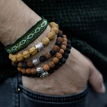 Multi-Bead Bangle & Buddha Bracelets