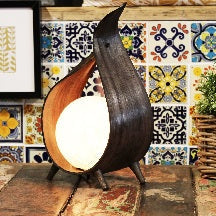 Natural Coconut Lamp