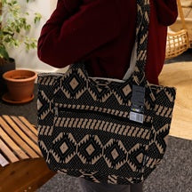Nomad Sari Jacquard Natural Bags
