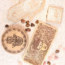 Wooden Hamsa - Buddha Boxes & Trays