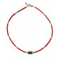 Nepalese Extra Fine Gem Necklace - Coral Tribal Bead
