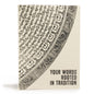 Lokta Inspiration Notebook – Your Words – Large (21x15cm) – 45 Leaves – Includes Bookmark