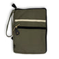 Canvas Large Laptop Pouch - Olive