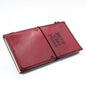 Handmade Leather Journal - Little Book of Big Plans - Red