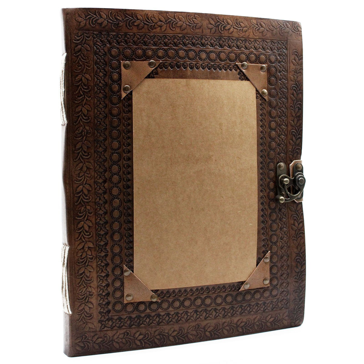 Huge Customisable Visitor Leather Book (25x32.5cm - 200 pages)