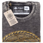 Nomad Sari Stonewashed Cotton T-Shirt – Chakra – Dark Grey – XL