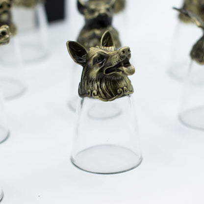 Gift Set of 12 Glasses (25ml) - Forest & Mystical Creatures