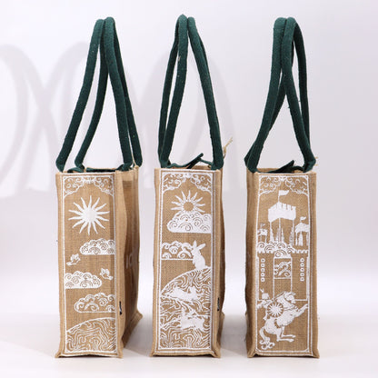 Hop Hare Jute Big Bag - I am Strong