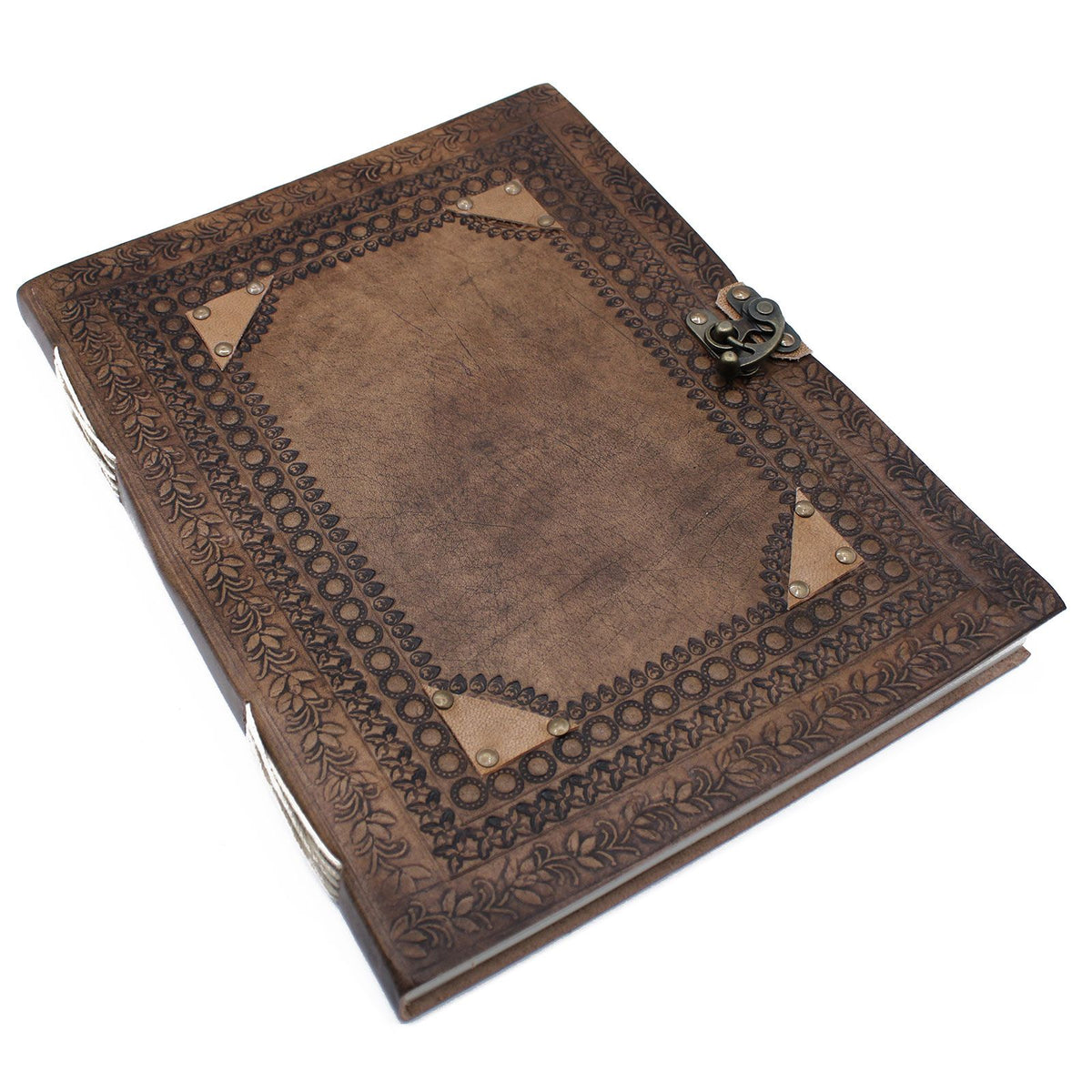 Huge Customisable Visitor Leather Book (25x32.5cm - 200 pages)