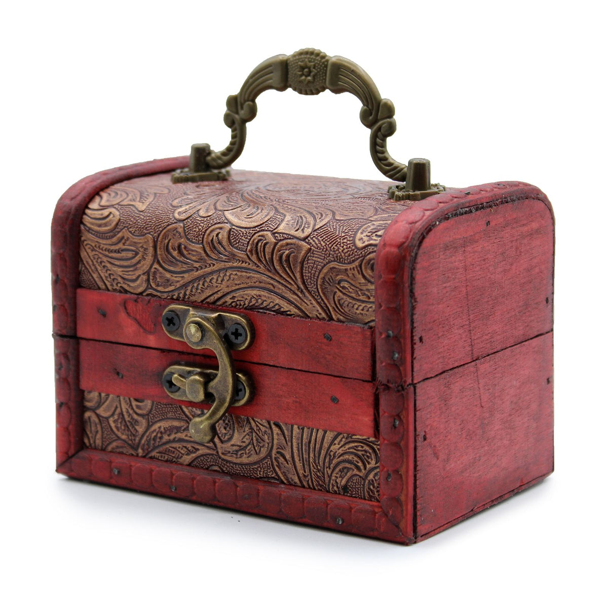 Medium Colonial Boxes - Floral Embossed