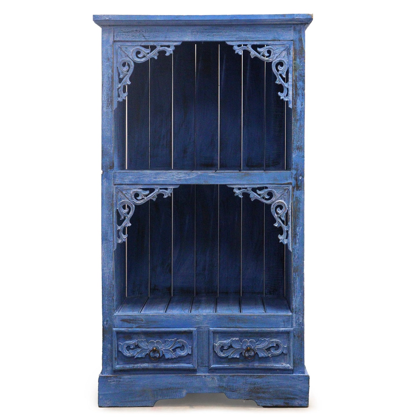 Albasia Bathroom Cabinet - Blue Wash