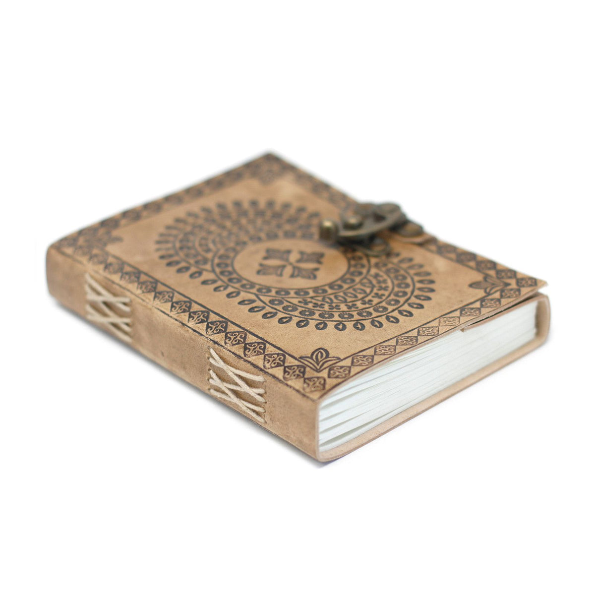 Leather Mandala Notebook (18x13cm)
