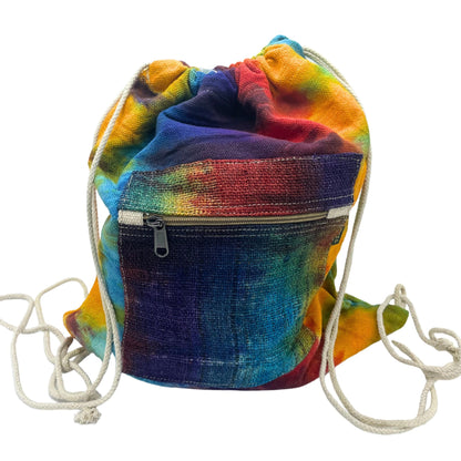 Tie-dye Hemp String Bag