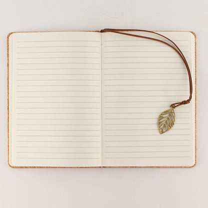 A5 Intention Note Book - LCD Wipe Screen - Cork Leather Effect - 160 Pages