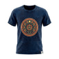 Nomad Sari Stonewashed Cotton T-Shirt - Stay Wild Moon Child - Blue - Small