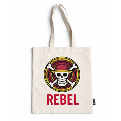 Nomad Sari Iconic Basic Tote Bag - REBEL - Natural 4oz