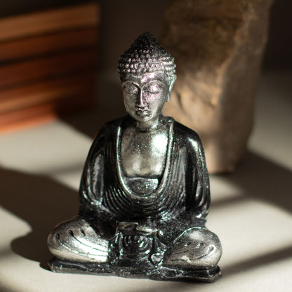 Black & Grey Buddha - Medium