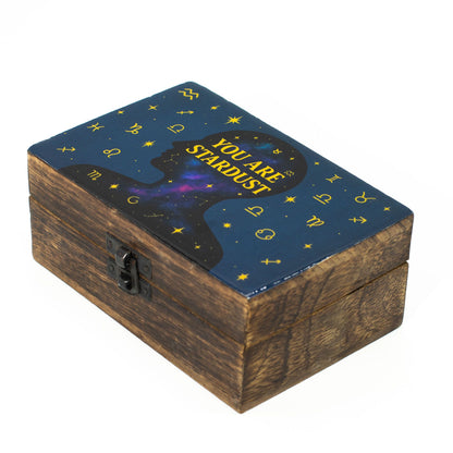 Medium Enamelled Box  - You are Stardust