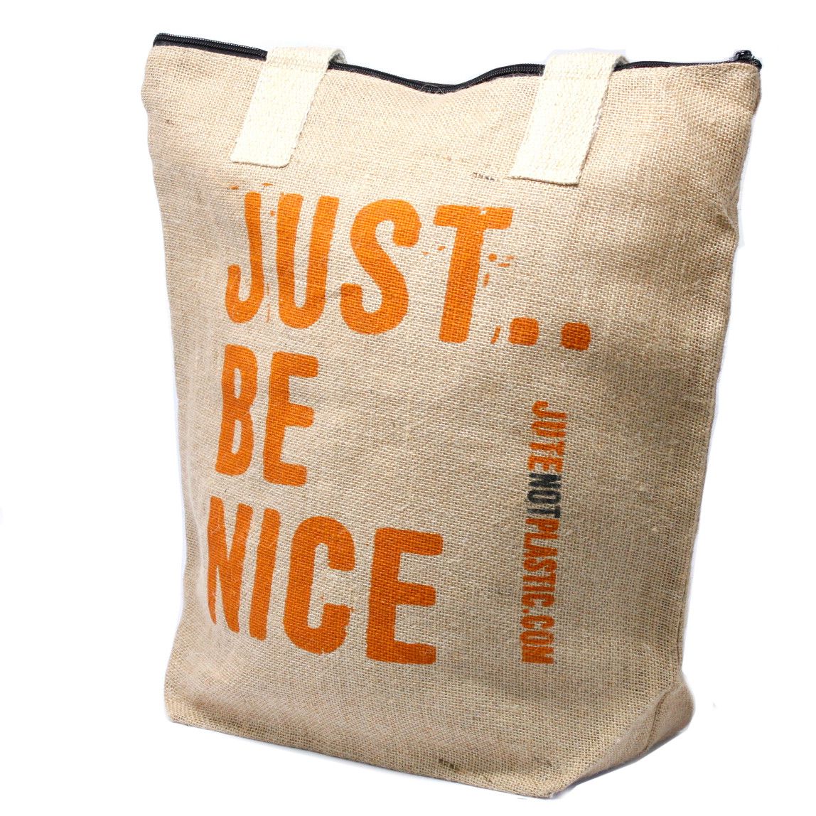 Just Be Nice - Eco Jute Bag