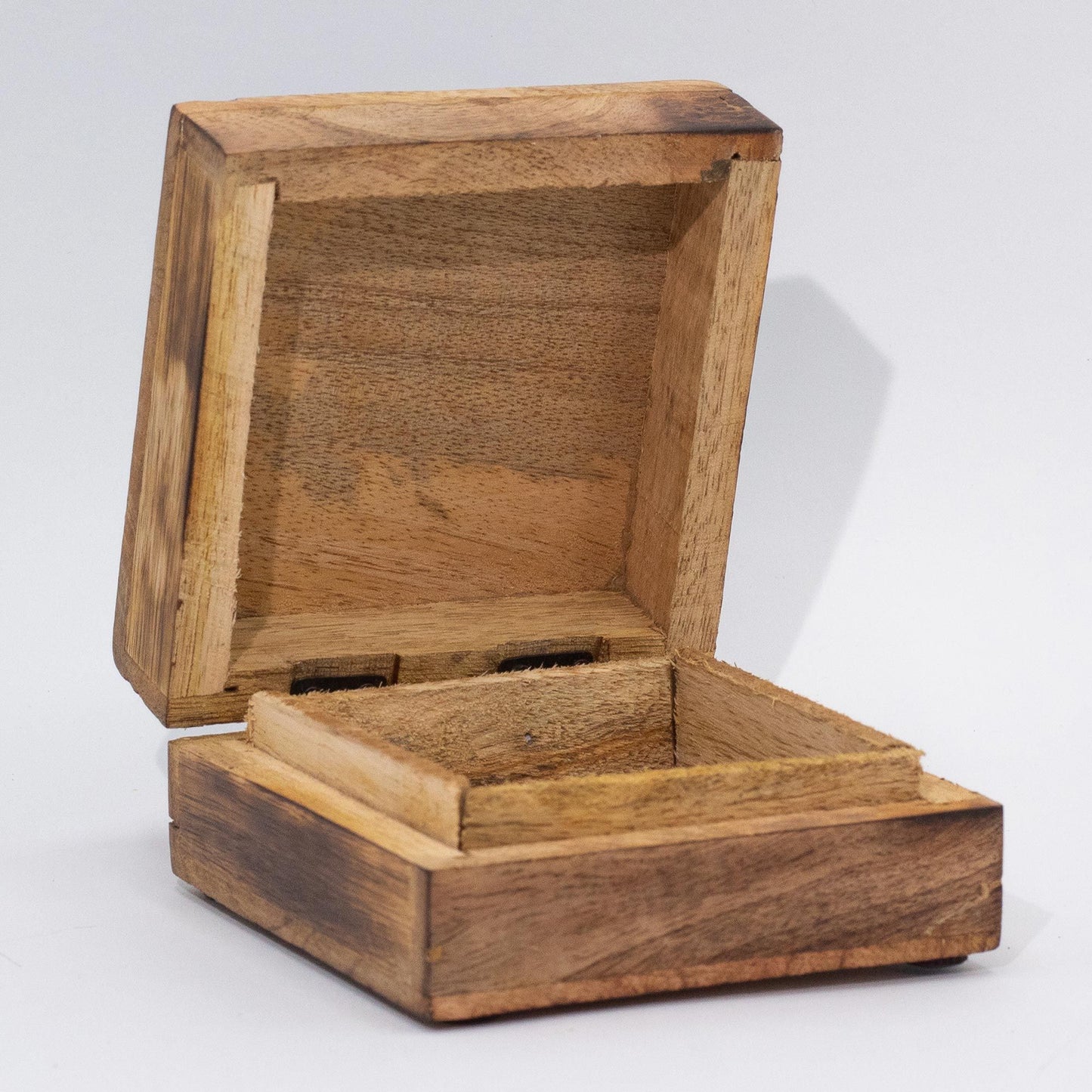 Hop Hare Big Enamelled Square Box - The Sun