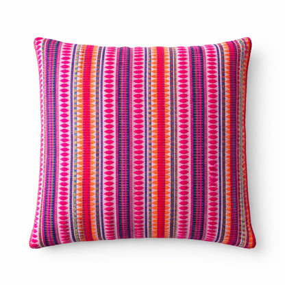 Classic Cushion Cover - Neon Stripes - 45x45cm