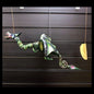 Large Green Coconut Dragon Mobile 50cm