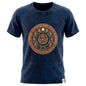 Nomad Sari Stonewashed Cotton T-Shirt - Stay Wild Moon Child - Blue - XL