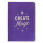 Purple Velvet Notebook - 80 pages - Create Magic