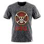 Nomad Sari Stonewashed Cotton T-Shirt - Rebel - Charcoal - Large