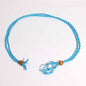 Gemstone Necklace Cord - Blue
