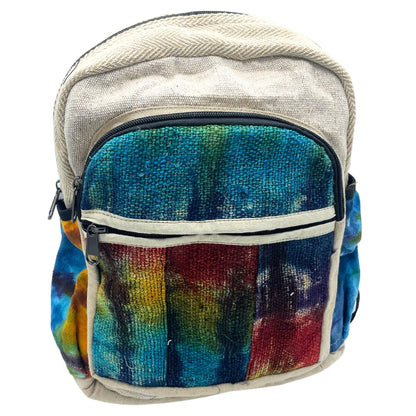 Tie-dye Hemp Medium Backpack No Print