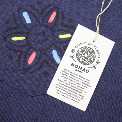 Nomad Sari Kathmandu Shirt - Indigo - Medium