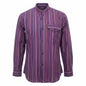 Nomad Sari Grandad Shirt - Black Purple - XL