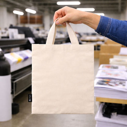 Nomad Sari Iconic Mini Gift Tote Bag - Unprinted- (25x18cm) - Natural 4oz