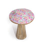 Small Enamelled Mushroom - 10cm - Pretty Floral