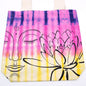 Tie-Dye Cotton Bag (6oz) - 38x42x12cm - Lotus Buddha - Multi Col - Natural Handle