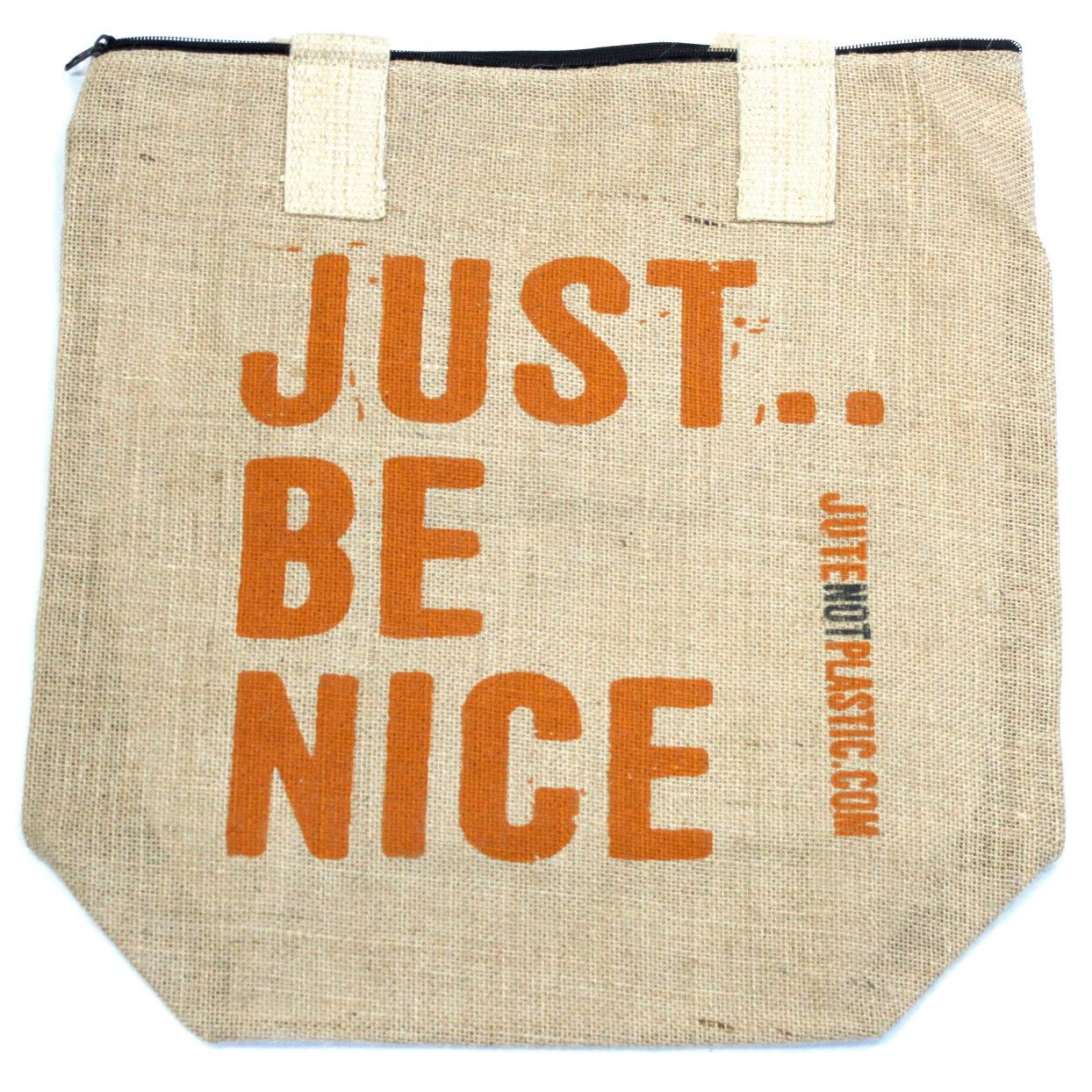 Just Be Nice - Eco Jute Bag