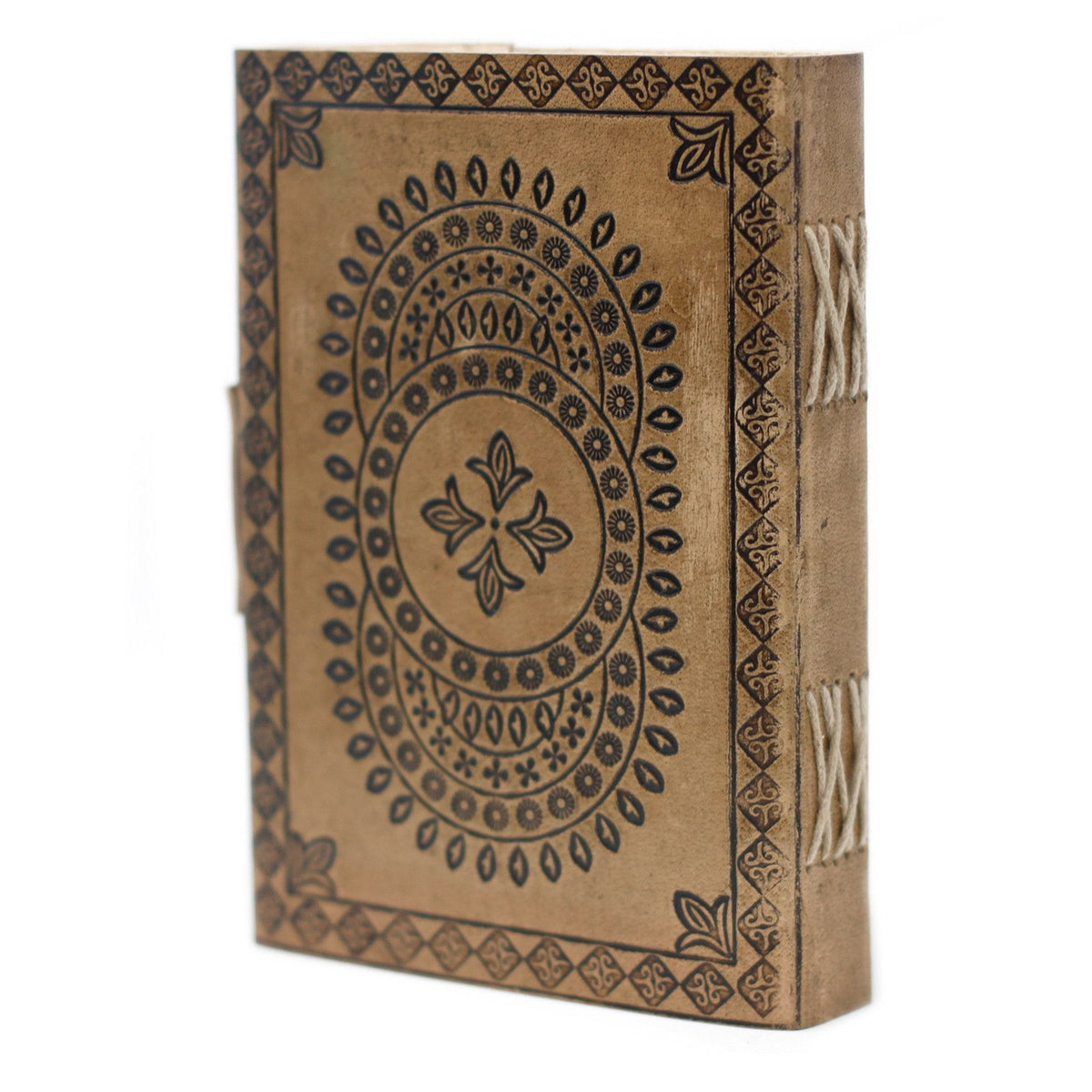 Leather Mandala Notebook (18x13cm)