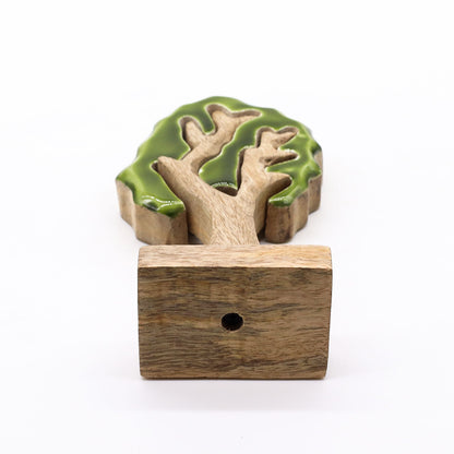 Lost in the Forrest - Single Tree 3D Wooden Decoration - 20x10cm