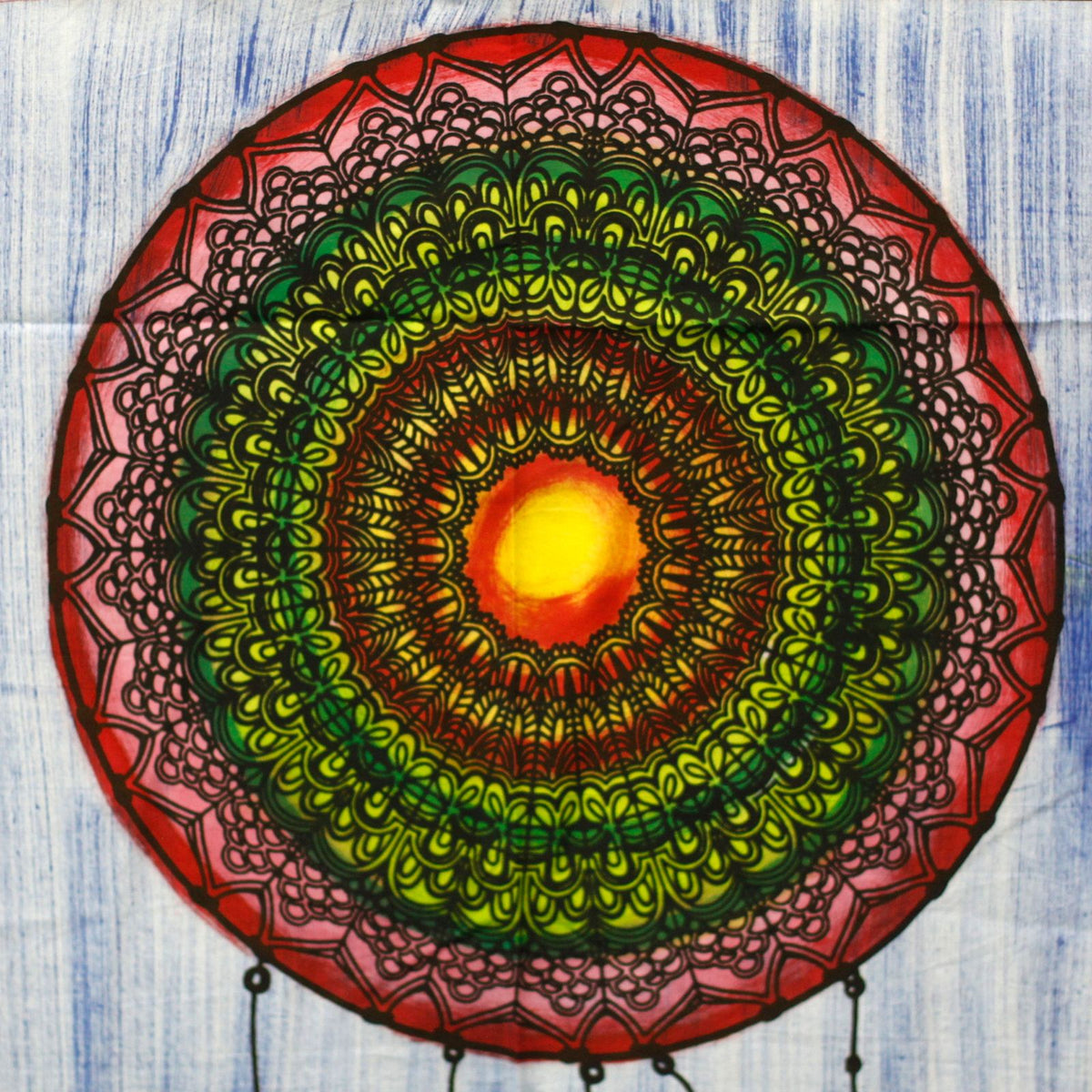 Hand-brushed Cotton Wall Art - Dreamcatcher