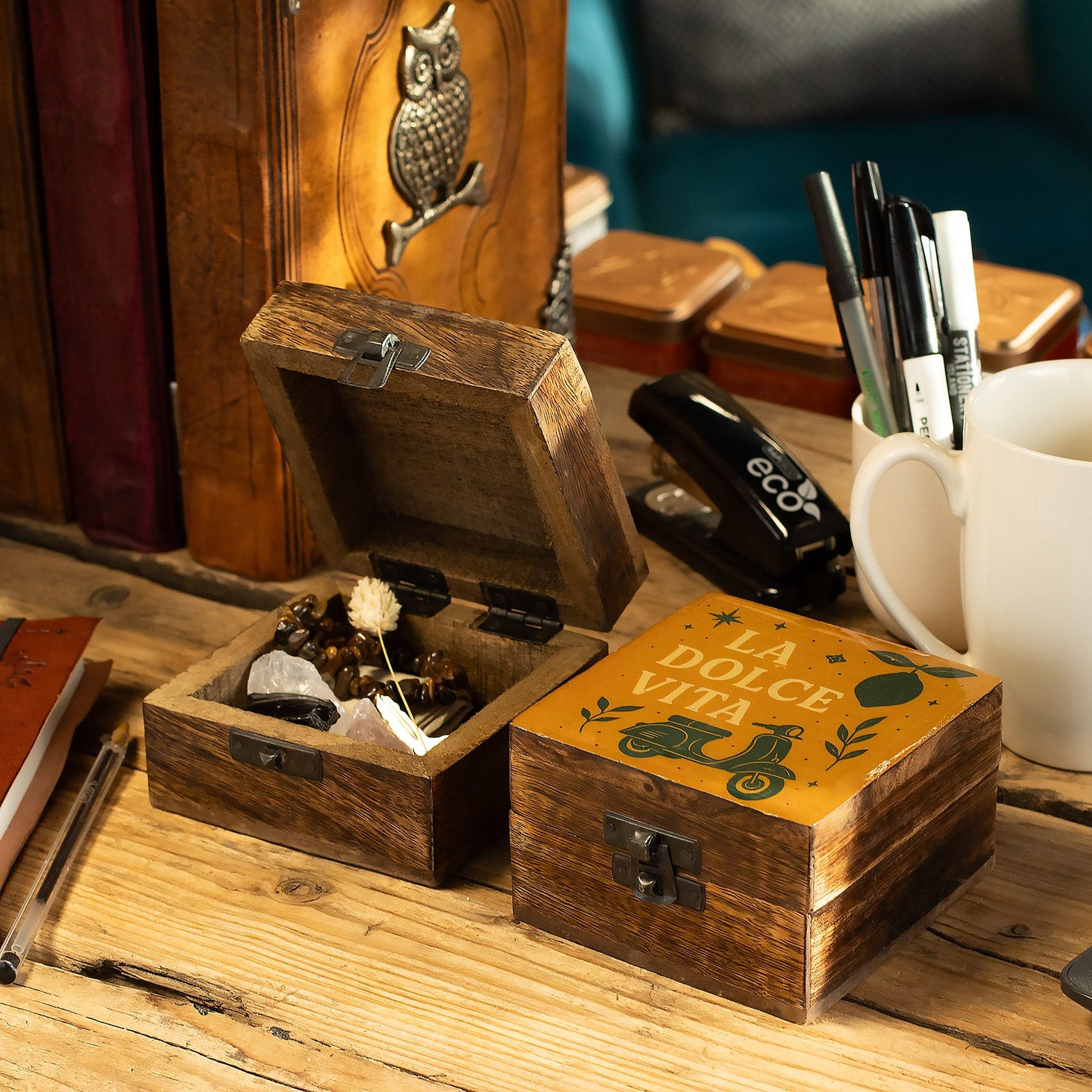 Small Enamelled Box - La Dolce Vita
