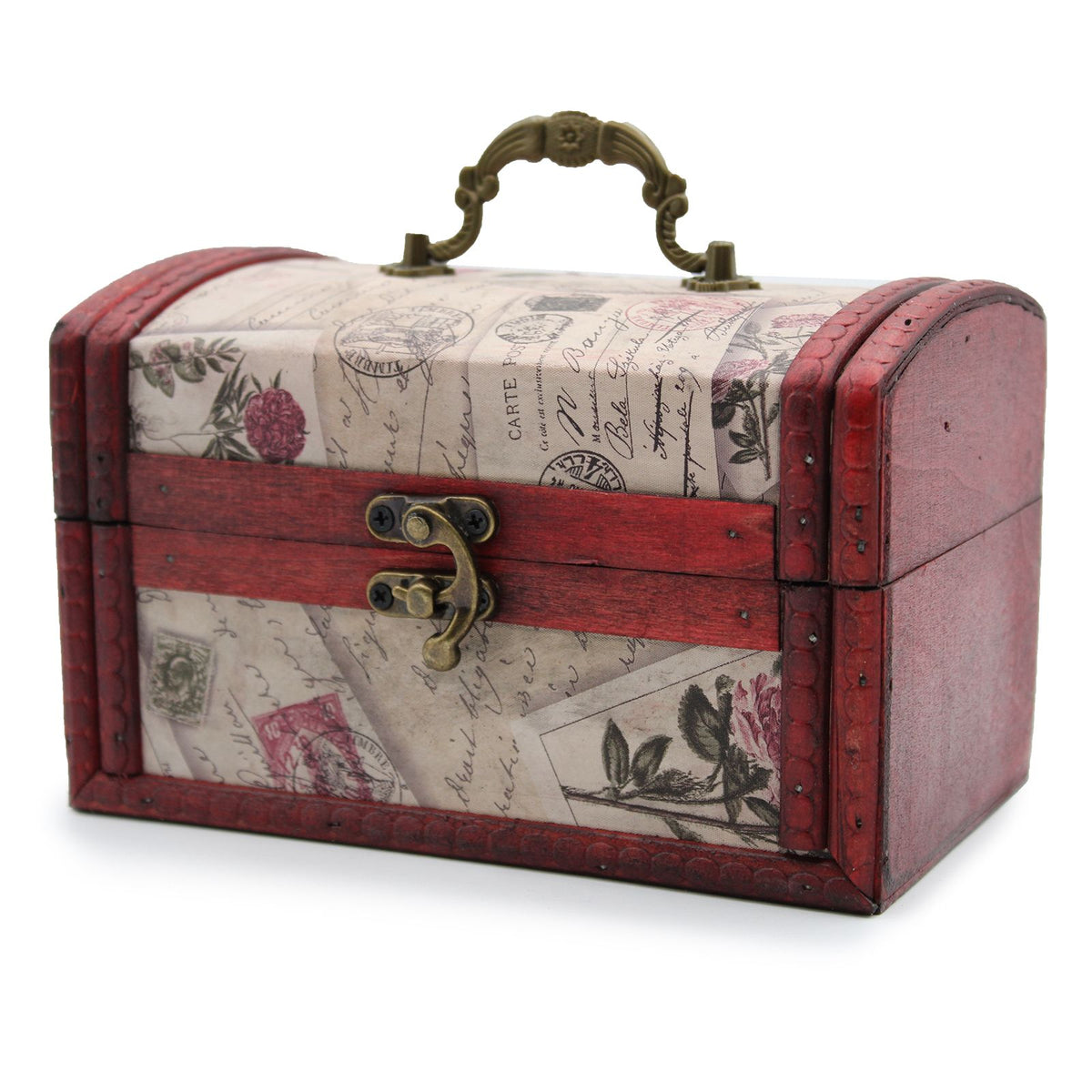 Set of 2 Colonial Boxes - Rose Design