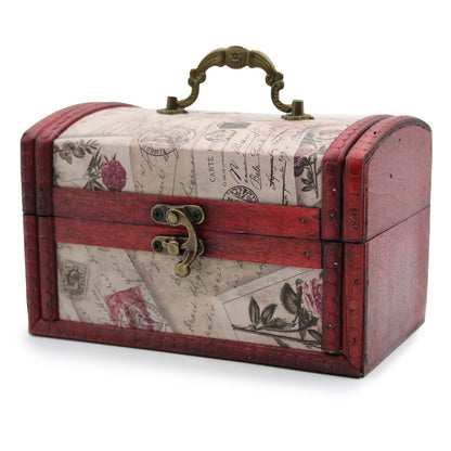 Set of 2 Colonial Boxes - Rose Design
