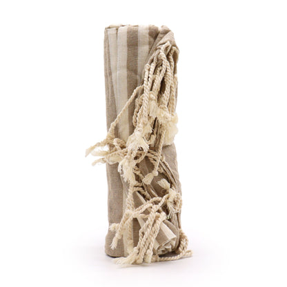 Cotton Pareo Throw - 100x180 cm - Warm Sand